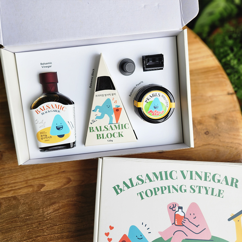 [보물초] 토핑 발사믹 식초 3종 세트
