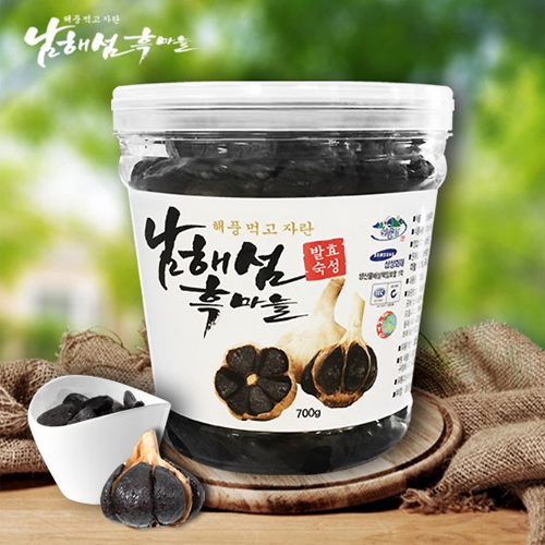 [남해섬흑마늘] 남해섬 깐흑마늘 700g