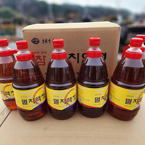 [송정식품] 송정참멸치액젓 1.8L(2.2KG)X6병  1박스